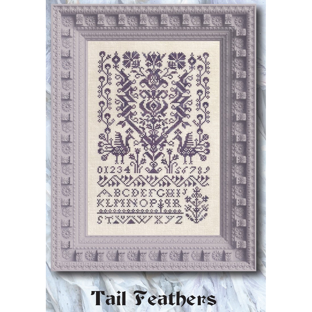(image for) Upcoming Release: Tail Feathers Cross Stitch Chart